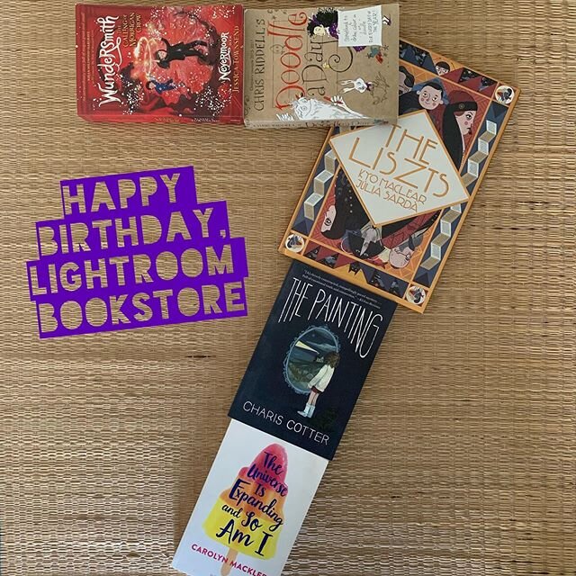 Happy seventh birthday @lightroombookstore. #indiebookstores