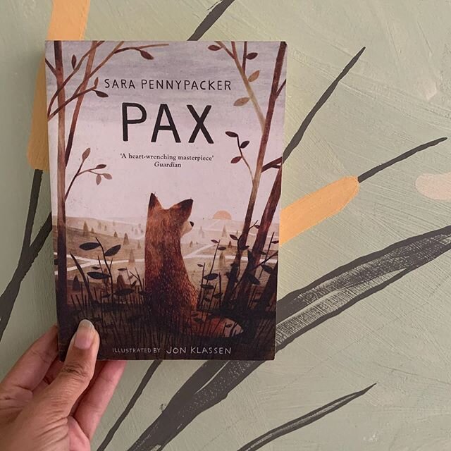 I am not crying. You are. Okay, I am. But Pax is that sort of a book. Sara Pennypacker writes a beautiful tale of friendship and family and unbreakable bonds. Peter rescues Pax when he was a cub, and since then they both look out for each other. War 